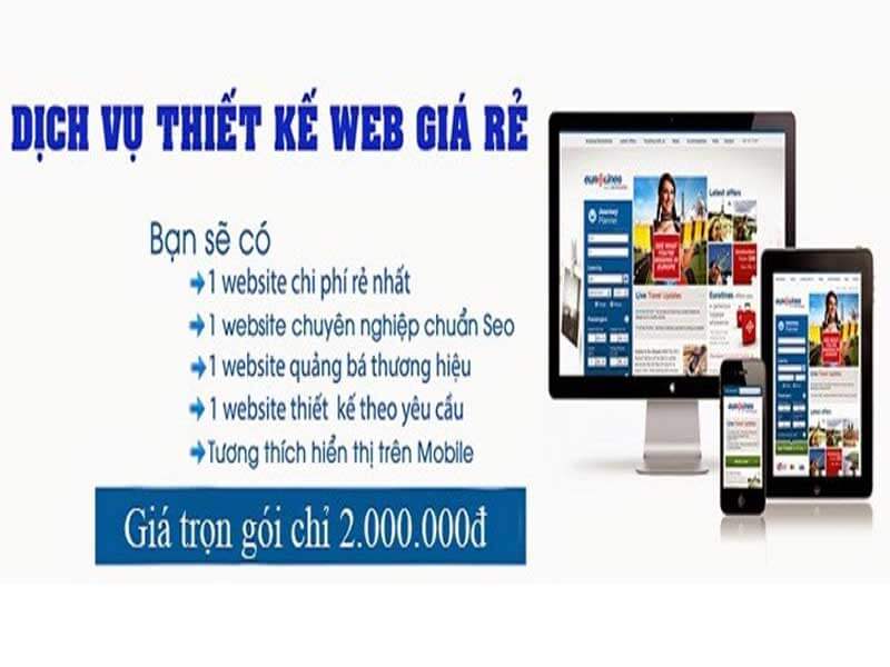 Tôi nhận việc làm thêm – Thiết kế website trọn gói 2tr